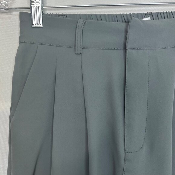 Tarse Activewear Pleated Shorts High Rise Gray Pleated High-Waist Small New - Picture 5 of 10